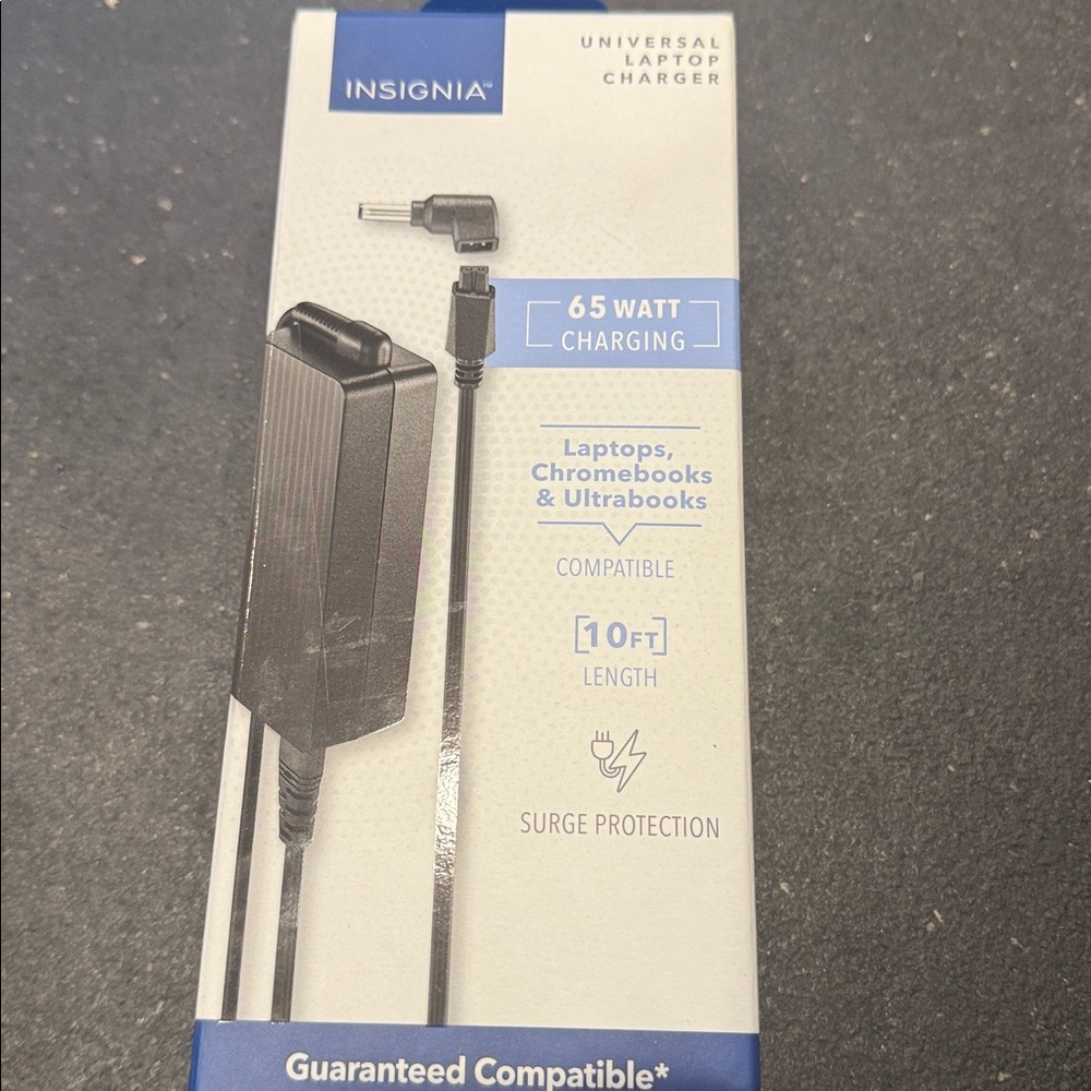 new Insignia universal laptop chargers 65 Watt- 10 Feet each